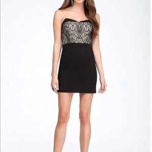 NWT Bebe Imperial Nights Strapless Bustier Dress 4